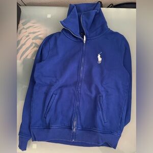 Polo Ralph Lauren Blue Zip-Up Hoodie